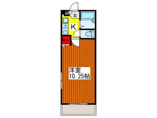 サザンハイツ2番館の物件間取画像